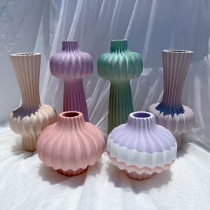 3 تصاميم قالب سيليكون مزهرية هندسية لوعاء الزهور، قالب صب راتنج الإيبوكسي للجص الخرساني، قالب الجبس، ديكورات يدوية الصنع - Product Image 2