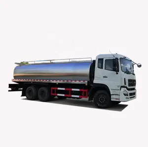 Manufacture Food Grade SS Fresh Milk Transport vehicle 20000 Liters Stainless Steel Milk Truck For Sale