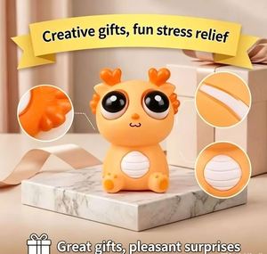 En gros, Jouet anti-stress créatif et amusant, Dinosaure Dragon aux yeux qui sortent, à presser pour un plaisir de compression et un regard fixe - Product Image 3