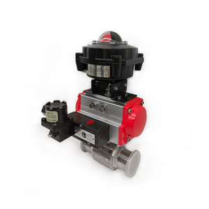 Válvula de bola sanitaria JTAIV SS316 DN25 de 2 pulgadas con interruptor de límite personalizable OEM - Product Image 3