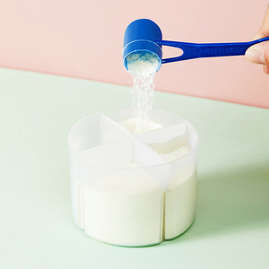 Portable blanc bleu motif Animal bébé récipient de nourriture nouveau modèle Snack Box <span class=keywords><strong>pour</strong></span> voyage <span class=keywords><strong>pour</strong></span> l'alimentation formule <span class=keywords><strong>lait</strong></span> <span class=keywords><strong>en</strong></span> <span class=keywords><strong>poudre</strong></span> stockage - Product Image 5