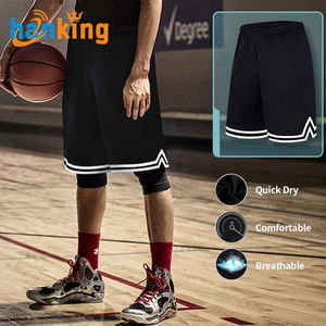 Ehanking Casual Shorts Men's Mesh Breathable Loose Sports Running Fitness Training Workout <b>Basketball</b> Shorts - Product Image 1