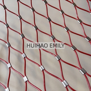 Linh hoạt dệt dây thép không gỉ Dây lưới với PVC tráng cho Zoo mạng lưới an toàn - Product Image 1