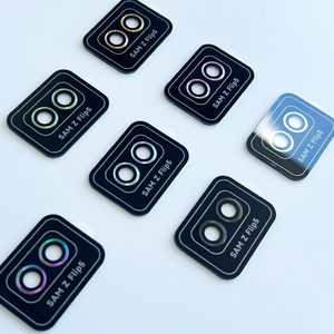 Per Samsung per Galaxy S23 Ultra protettore della fotocamera Anti-graffio vetro temperato pellicola anelli metallici compatibile per Samsung Z <span class=keywords><strong>Mob</strong></span> - Product Image 1