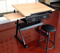 Table de Dessin Scolaire Moderne de Haute Qualité, Vente en Gros Direct Usine, Design à Angle Réglable, Mobilier Scolaire Personnalisable