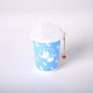 定制30件迷你罐奶茶杯清洁湿巾带钥匙扣婴儿湿巾罐擦拭