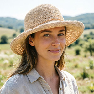 Beach <b>Hats</b> for Women Summer <b>Straw</b> /Bucket <b>Hat</b> <b>Straw</b> /<b>straw</b> Sun <b>Hat</b> for Women Upf30 - Product Image 4