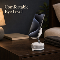 Support de téléphone magnétique en alliage robuste et portable avec anneau, support de voiture pliable pour une utilisation universelle sur ordinateur de bureau