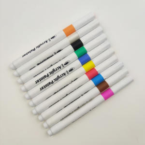 Ensemble de 12, 24, 36 ou 48 stylos à peinture pour la peinture sur roche, marqueurs à peinture acrylique à base d'eau pour le bricolage sur pierre, céramique, plastique - Product Image 3