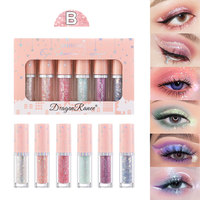 Dragon Ranee Set Eyeshadow cair 16 potong, Set kosmetik mata berkilau ringan multiwarna untuk lintas batas mendukung perdagangan