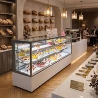 Vitrine Réfrigérée Commerciale Embraco 800L à Dégivrage Automatique pour Pâtisseries et Desserts