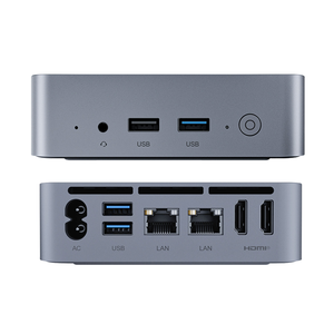 N100ชิปเซ็ตกลับมาเป็น outmax N100 quad-core 4K Triple-Display คอมพิวเตอร์โฮสต์ขนาดเล็กที่เงียบเป็นพิเศษ - Product Image 2