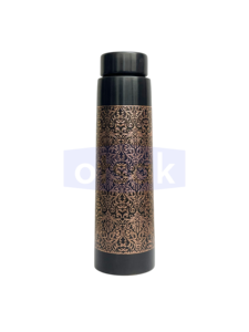 Bouteille d'eau personnalisée en cuivre pur gravé, fabriquée à la main, étanche, de style classique, portable, écologique, grande capacité, pour le bureau - Product Image 3