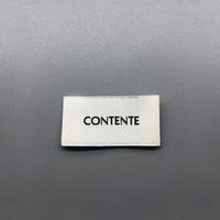 Étiquettes Damask tissées à la Machine, avec Logo de marque personnalisé, haute densité, vente en gros, pièces