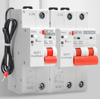 GEYA TUYA WiFi Smart MCB Mini disjoncteur intelligent, interrupteurs à commande à distance mobiles, protection contre les surcharges et les courts-circuits, interrupteur intelligent