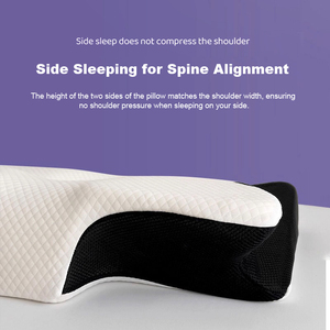 Almohada Cervical de Espuma Viscoelástica con Altura Ajustable, Marca Privada, 100% Poliéster, Diseño Ergonómico Suave, Recargable por USB, Ortopédica para el Hogar - Product Image 5