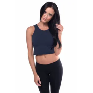 Women's Relaxed Fit Bamboo Crop Top Made From Soft Breathable Bamboo Jersey In Raw Edge Hem Round Neckline Wash Cold Hang Dry