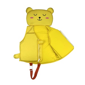 جاكيتات Floatie للسباحة سهلة الاستخدام للأولاد والبنات بسحاب للأطفال الصغار في الحديقة المائية لحمام السباحة والشاطئ - Product Image 5