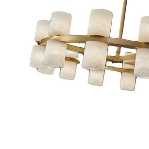 Modern Minimalist All Copper Marble Chandelier Round Multi Head <b>LED</b> <b>Light</b> For Living Room Dining Room Bedroom Study Tea Room - Product Image 4
