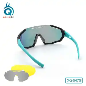 UV400 PC bike lente polarizzata gialla intercambiabile occhiali sportivi per bambini colorati occhiali da sole per bambini