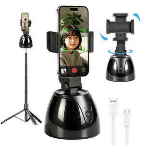 0728 Whatnot Smart Object Tracking 360. Trípode con Rotación y Reconocimiento Facial IA 37. Soporte para Teléfono con Inclinación Automática para iOS y Android - Product Image 4