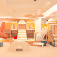 Aire de jeux intérieure commerciale personnalisée pour enfants, équipement de centre de divertissement pour enfants, conception de parc d'attractions