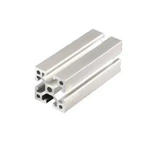 O alumínio industrial do entalhe da extrusão 4040K T 6063 perfila 40x80mm para a linha de montagem da estrutura