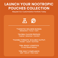 Lifeworth Caféine Nootropique Énergie Concentration Sachets avec Crinière de Lion, Alpha-GPC, Vitamine B6 & B12, L-Théanine et L-Tyrosine