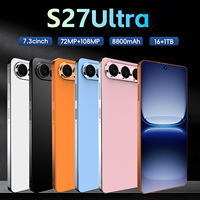 S27 Ultra 5G Smartphone 16GB 1TB 8800mAh 108MP 72MP Kameras 120Hz HD-Display Deca-Core Dual-SIM Android LTE