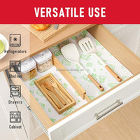 Tapis de protection en feutre non tissé lavable, antidérapant, imperméable, écologique et réutilisable pour l'organisation des étagères de réfrigérateur, des armoires et des tiroirs - Offre Spéciale