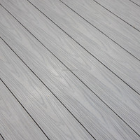 Panel Dinding Dek Komposit Taman Tradisional Berkualitas Tinggi, Sistem Interlocking, untuk Kamar Mandi & Dapur, WPC, Persegi Panjang, Tahan Api
