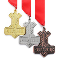 Médailles de récompense en alliage de zinc or/argent/bronze, médailles personnalisées haut de gamme à thème festivals avec ruban pour collectionneurs