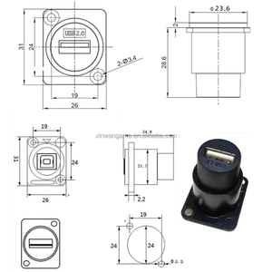 Modulo Convertitore USB 2.0 per Console Arcade, Connettore per Scheda Zero Delay, Tipo D per PC <span class=keywords><strong>PS</strong></span>/<span class=keywords><strong>3</strong></span> PS5 - Product Image 6