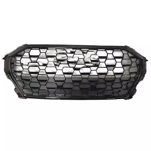 Expédition rapide voiture 2020-<span class=keywords><strong>2023</strong></span> <span class=keywords><strong>Q3</strong></span> SQ3 calandre de pare-chocs avant Style RSQ3 gril en maille noir brillant pour <span class=keywords><strong>Audi</strong></span> <span class=keywords><strong>Q3</strong></span> SQ3 2020 2021 2022 <span class=keywords><strong>2023</strong></span> - Product Image 2