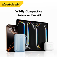 Essager ES-D024 Powerbank 20000 Mah Chargement rapide avec câble 22.5W Mini Small 20000 Mah Power Bank Type C avec affichage numérique