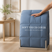 Couette en duvet de canard blanc de luxe personnalisable avec logo, écologique, de haute qualité, douce et respirante pour la maison