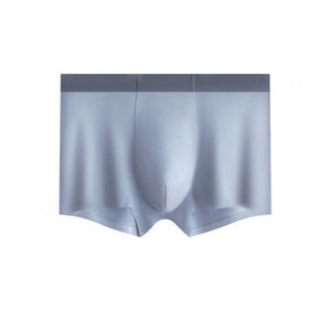 Calzoncillos bóxer para hombre modal de marca con logotipo personalizado, calzoncillos bóxer de pierna corta sin costuras de calidad superior para hombre, ropa interior para hombre - Product Image 4