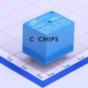 SRD-12VDC-SL-A Power Relay Through hole,15.6x19.2mm Relay 12V 1 Normally Open: 1A (SPST-Normally Open)::: 4 250V-AC - Product Image 1