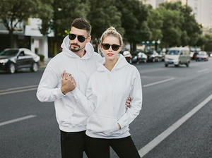 Sweats à capuche en coton épais pour hommes Sweats à capuche personnalisés de luxe de grande taille avec impression personnalisée de qualité en gros Sweats à capuche personnalisés pour hommes unisexes - Product Image 3