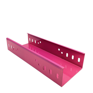 รางเคเบิลเหล็กชุบสังกะสีกันสนิมกันน้ำ ขนาด 100*100 มม. สำหรับงานภายนอกอาคาร เคลือบด้วยผงสี ขายส่ง - Product Image 1