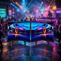 3840HZ Bildwiederholrate Hochhelligkeits-LED-Panel Wasserdichter LED-Bildschirm, Geeignet für DJ-Pulte, Partys, Familienbars