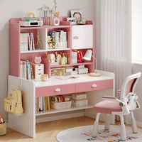 Bureau pour enfants en bois massif, bureau d'étude pour élèves du primaire, ensemble bureau et chaise pour chambre à coucher, bureau relevable pour la maison