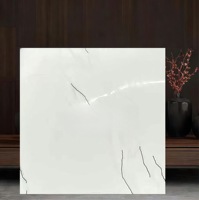 Meilleur prix, carreaux de sol en céramique vitrifiée polie en marbre bleu 600x600, texture dorée brillante, résistants aux acides, antibactériens