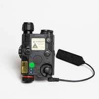 FMA AN/PEQ 15 LA-5 Version Fonctionnelle 8X Haute Magnification LED Laser IR Étanche Accessoires de Visée Tactique en Nylon pour l'Extérieur