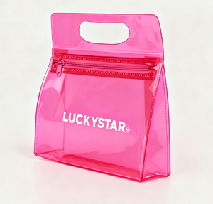 Sac en PVC personnalisé avec logo en soie, adapté aux 4 saisons, réutilisable, imperméable, emballage en PVC, <span class=keywords><strong>pochette</strong></span> transparente en gelée holographique colorée, sac cadeau de <span class=keywords><strong>plage</strong></span> - Product Image 4