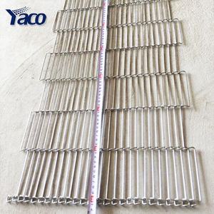 डबल लूप स्टेनलेस स्टील कन्वेयर सीढ़ी फ्लैट वायर मेष बेल्ट कन्वेयर - Product Image 3