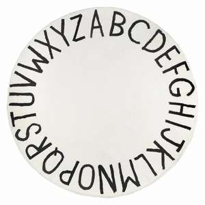 Tapis de jeu rond antidérapant pour enfants, tapis circulaire doux pour la crèche, tapis de sol lavable pour le salon et la chambre à coucher - Product Image 1