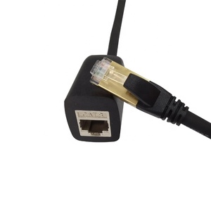 Cat5e / Cat6 / <span class=keywords><strong>Cat8</strong></span> macho a hembra RJ45 extensor enchufe acoplador convertidor conector Cable de conexión - Product Image 4