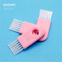 Nettoyant pour clavier et téléphone à 1 dollar rose poils courts petite brosse de nettoyage de cuisine pour écouteurs électronique décorations pour la maison