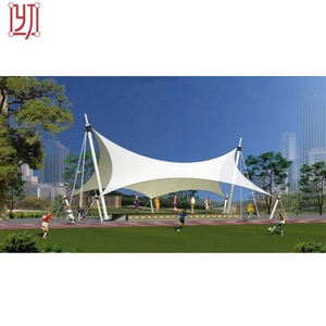 Outdoor resistente ai raggi uv metallo ombra strutture membrana di copertura marquee tenda a baldacchino con struttura in acciaio - Product Image 6